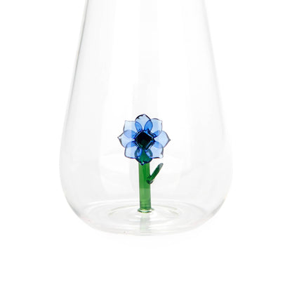 Bottiglia, Giglio Botanico, 1,0 L, bianco, vetro