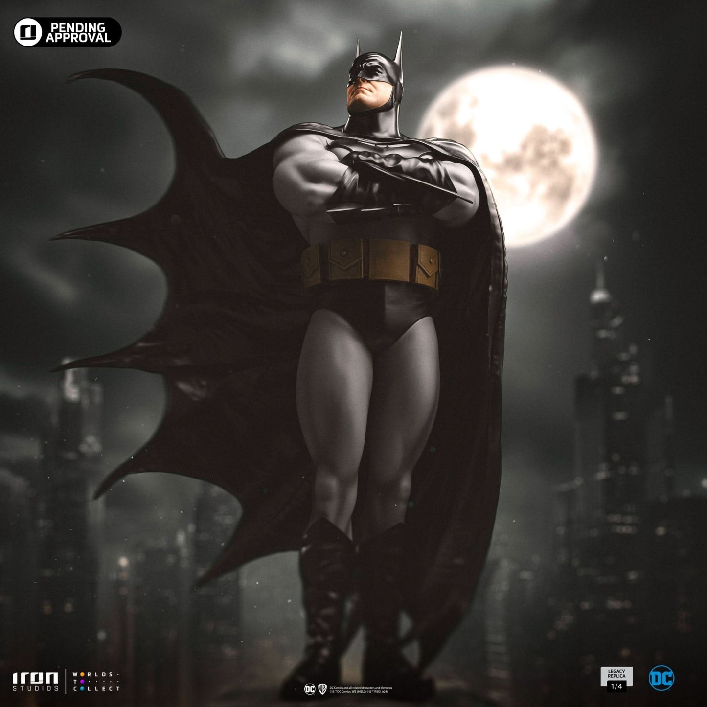 Batman DC Trinity Statue - DC Comics - Legacy Replica 1/4 - Iron Studios