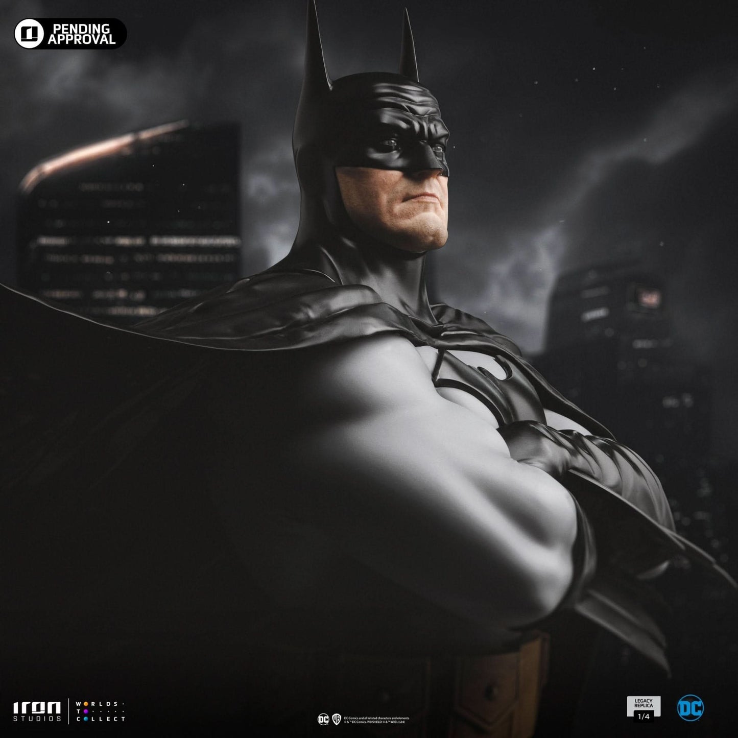 Batman DC Trinity Statue - DC Comics - Legacy Replica 1/4 - Iron Studios
