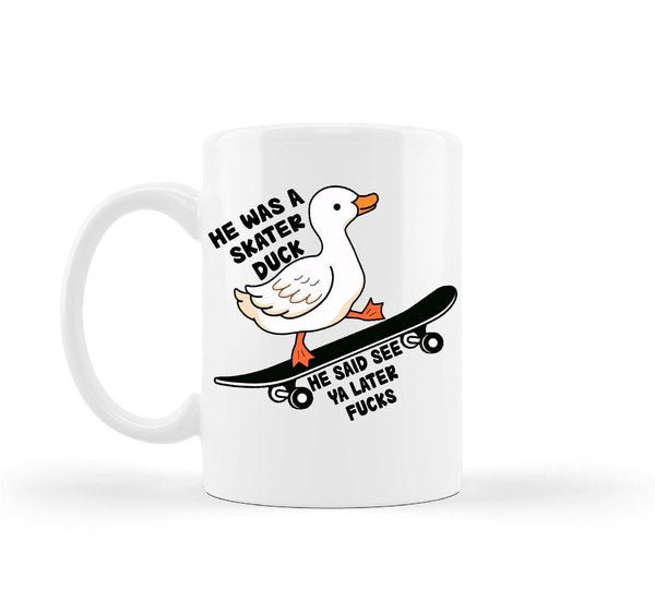 Caneca "Pato Patinador"