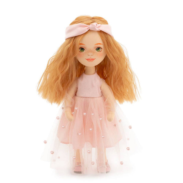 Boneca Sunny com vestido cor-de-rosa - 32 cm