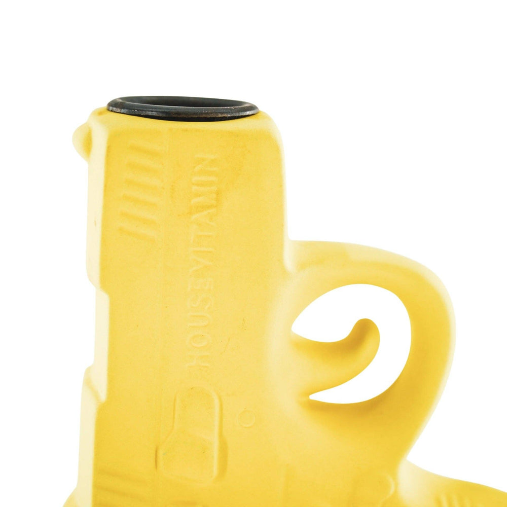Candeliere - Pistola - Ceramica - Giallo Neon - 12x5x12cm