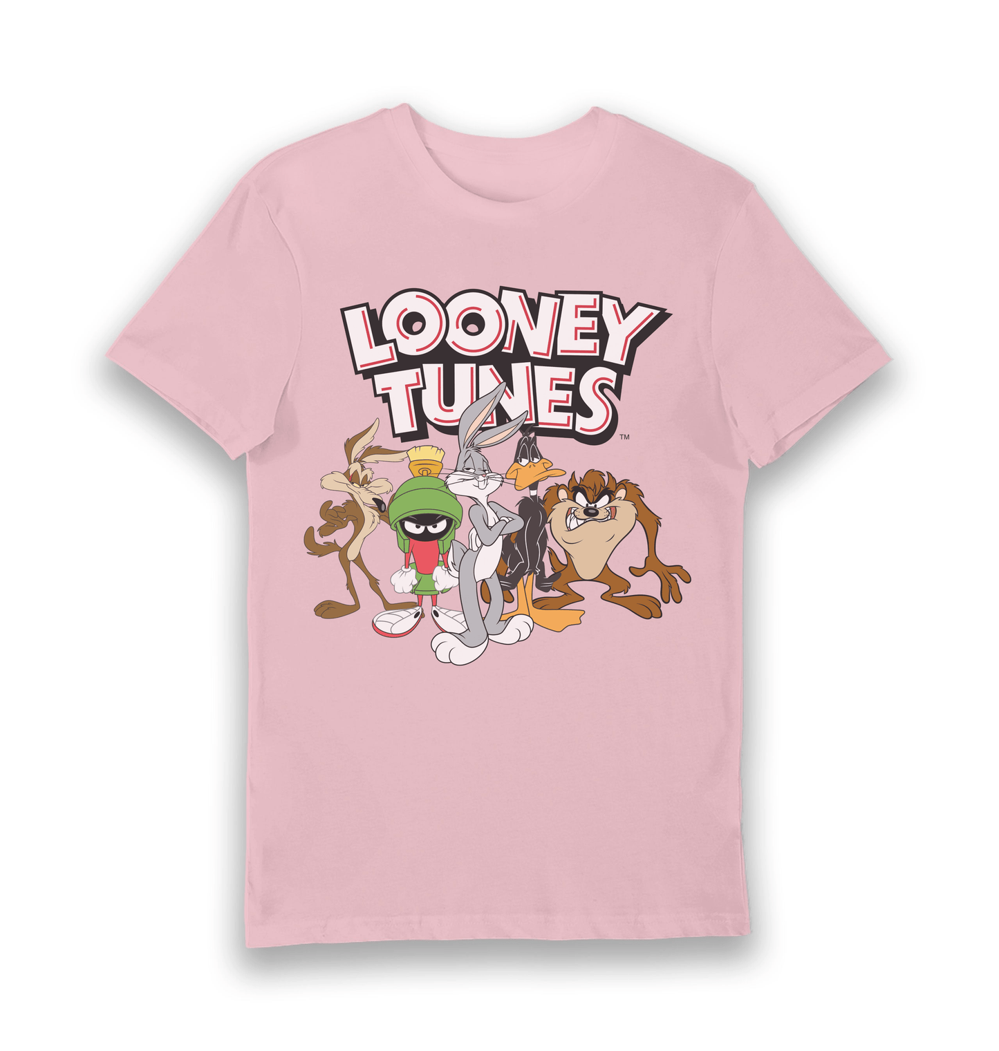 T-shirt Looney Tunes groupe avec logo