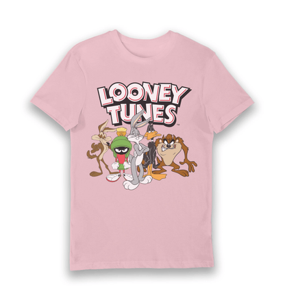 T-shirt Looney Tunes groupe avec logo