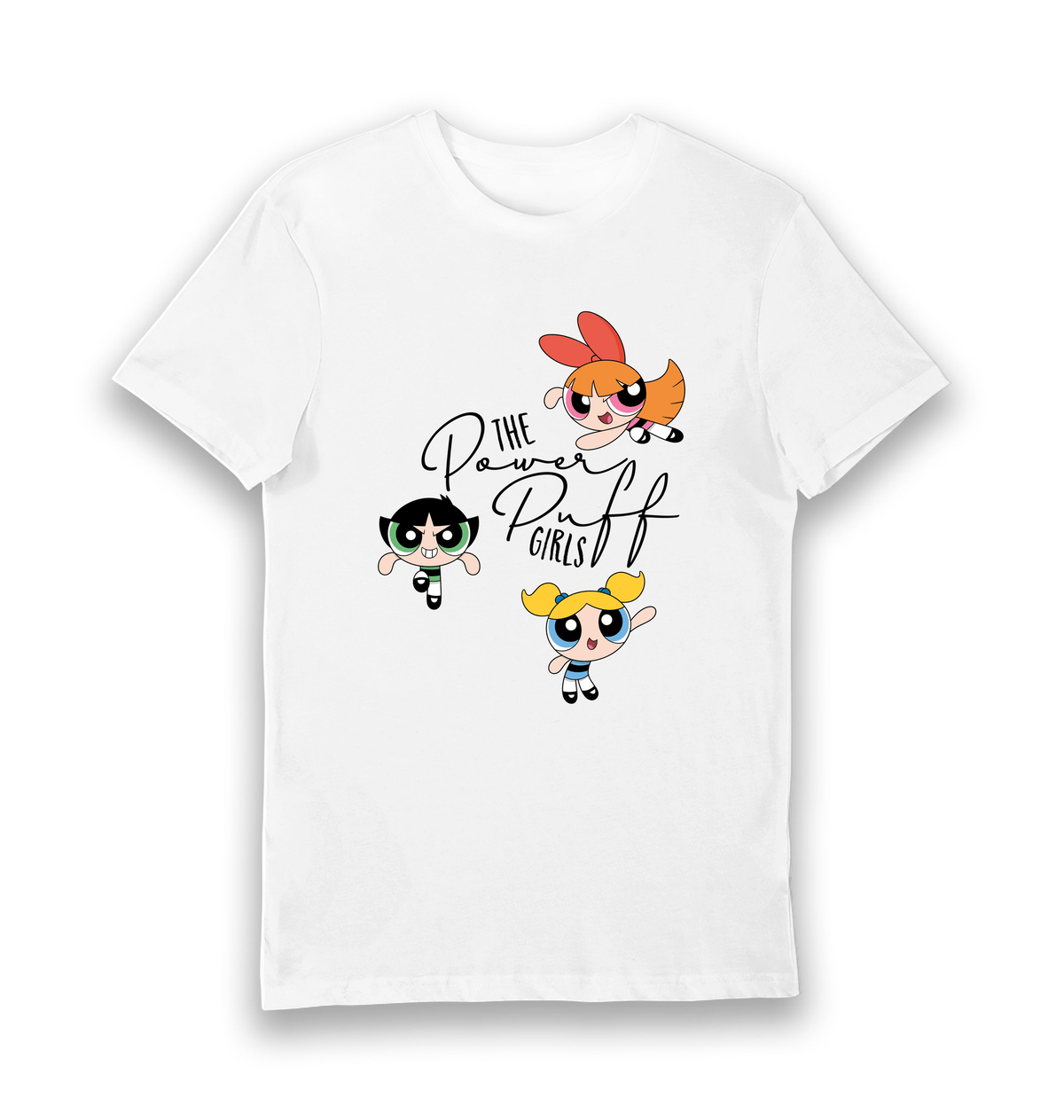 T-shirt adulte Powerpuff Girls multi-personnages