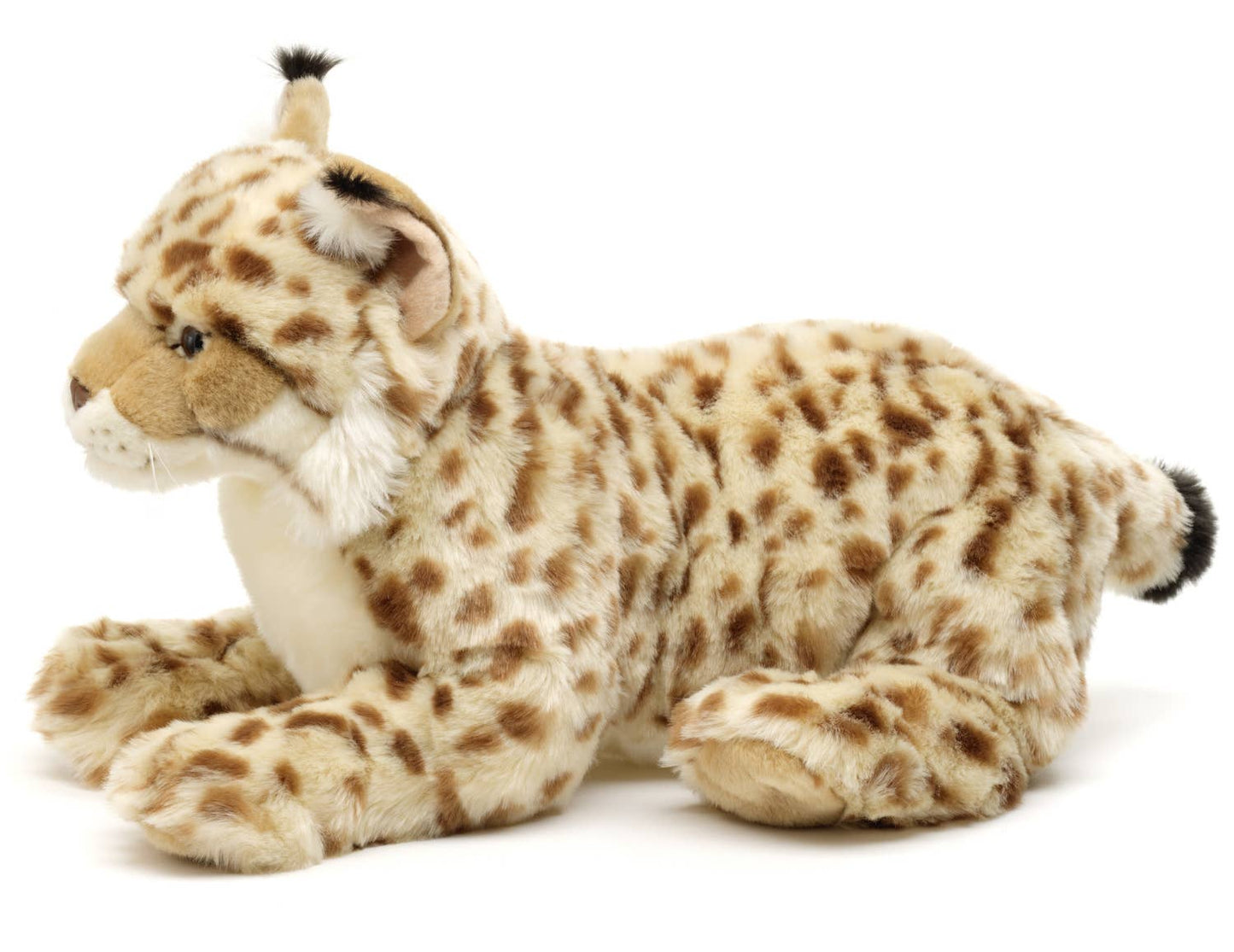 Peluche de lince acostado