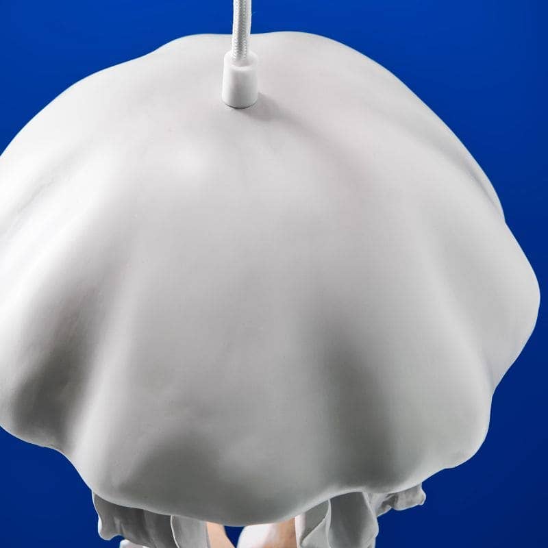 Lámpara de techo Ava, blanca, 22,5 x 21,5 x 42 cm