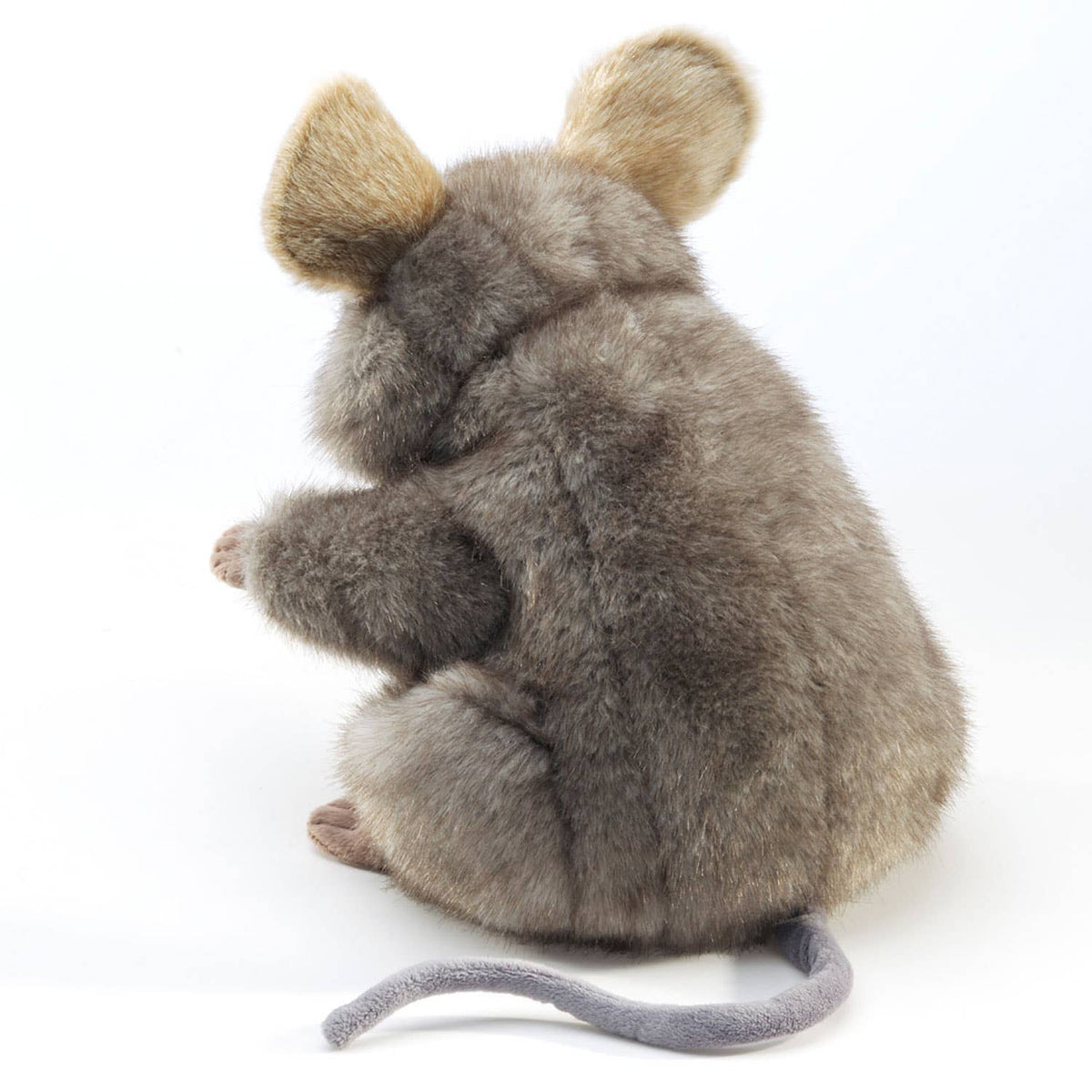 Grijze muis handpop