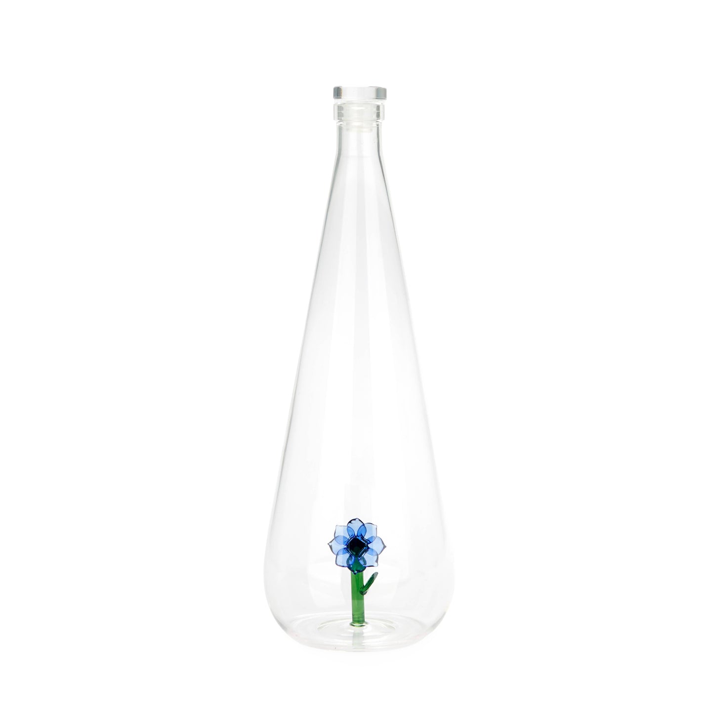 Bottiglia, Giglio Botanico, 1,0 L, bianco, vetro