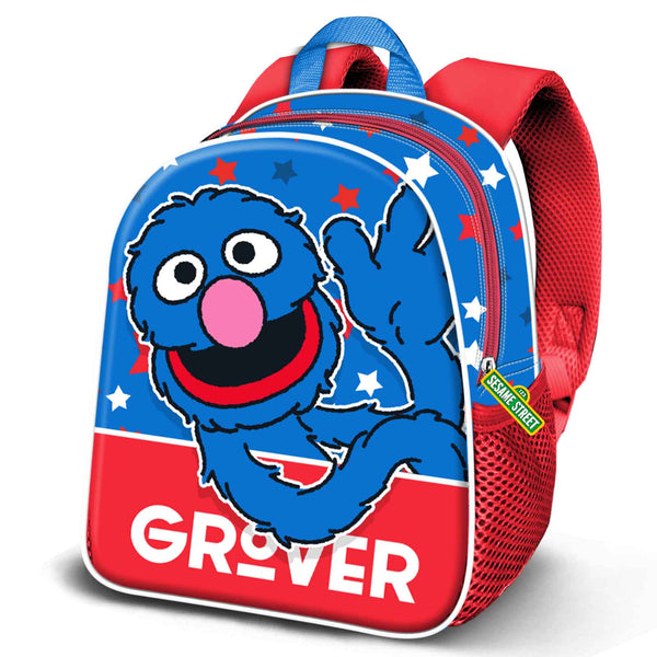 1, Rue Sésame Super Grover 2.0 Hello-Sac à Dos 3D Elite
