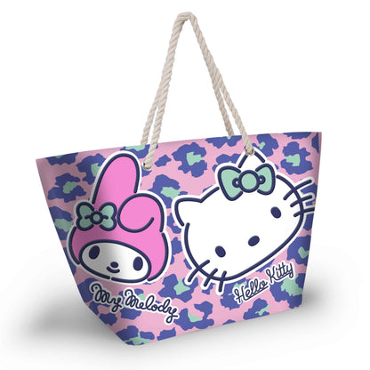 sac de plage sanrio hello kitty safari karactermania