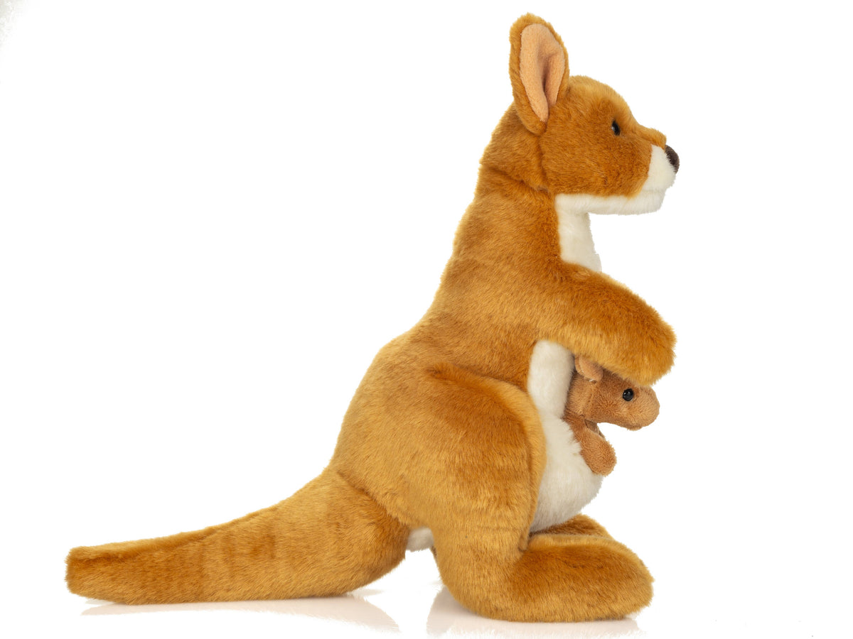 Peluche canguro con cucciolo