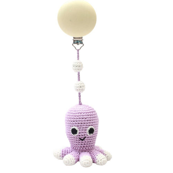 Accroche Poussette Calamar - Violet