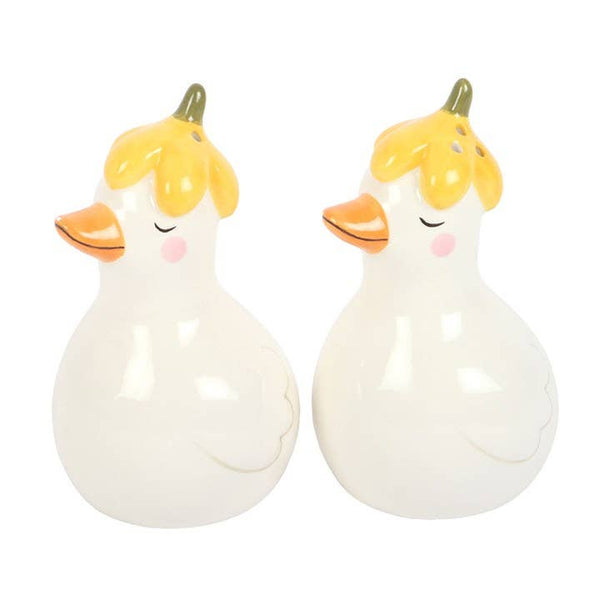 Salière et poivrière Canards Floral