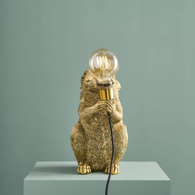 Eduard Eichhorn tafellamp Goud, 34,5 x 17 x 34 cm