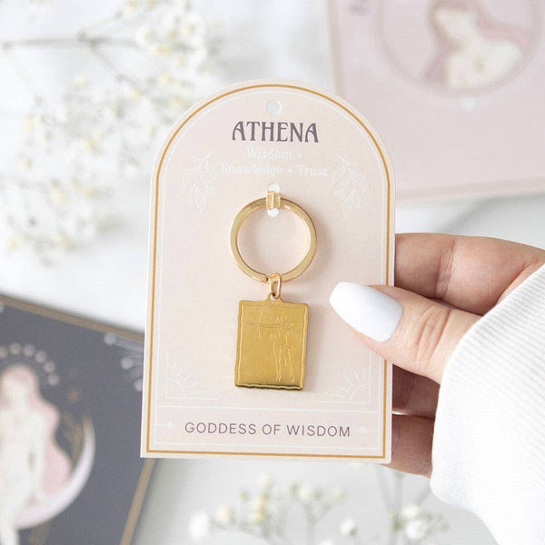 Llavero talismán de la diosa Atenea
