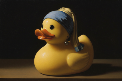 Canard La jeune fille à la perle