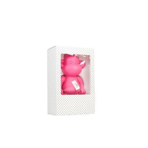 Ornament - Monkey Figurine 'The Legend' - Resin - Pink - 33x21x50cm