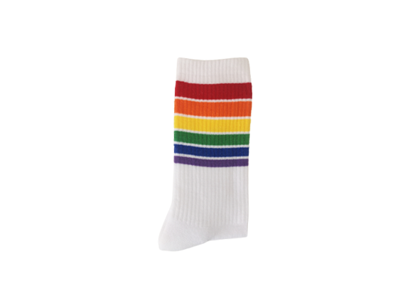 Rainbow Striped Socks