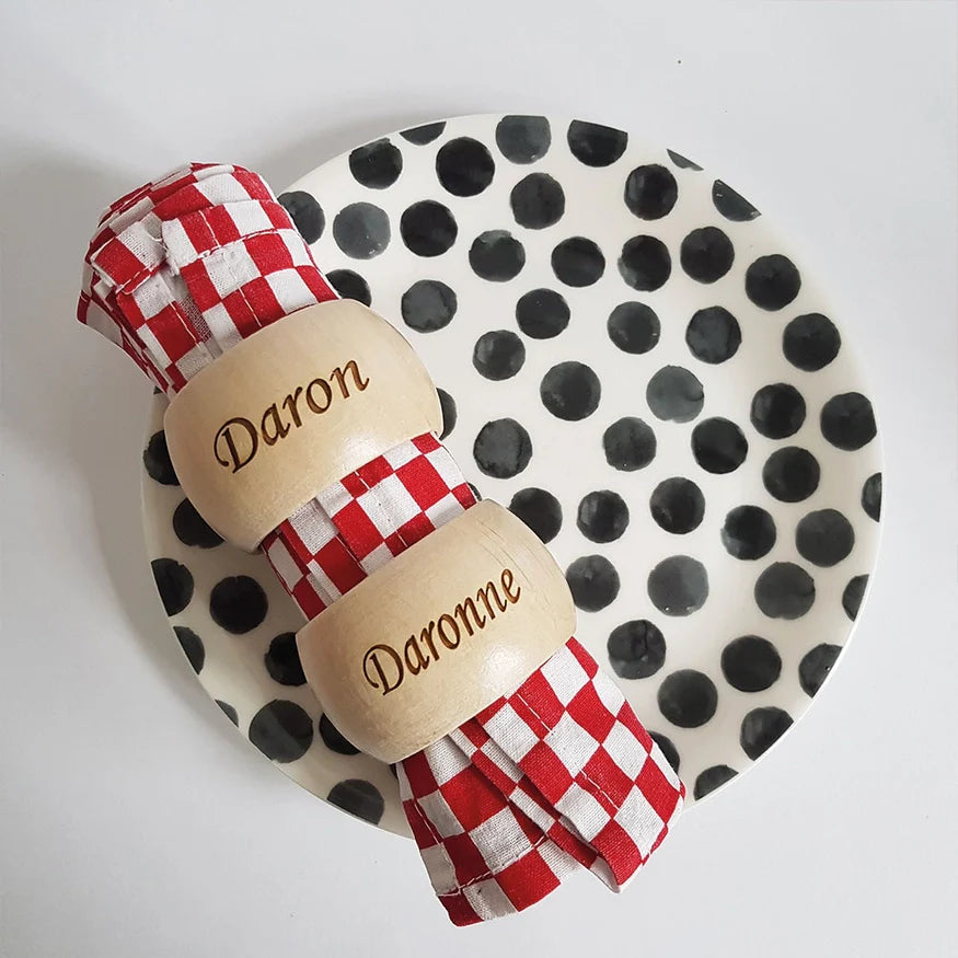 Ronds de Serviette Couple Daronne et Daron