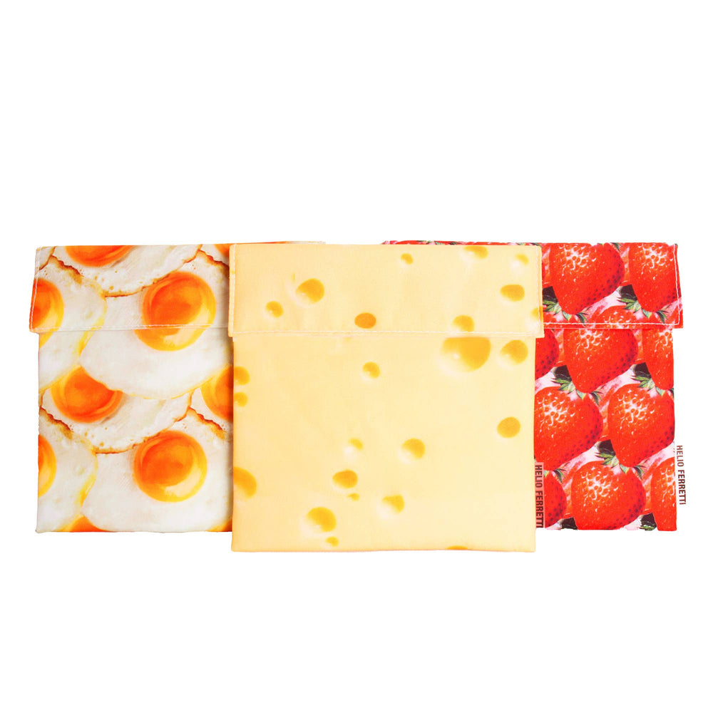 Stain-Resistant Snack Bag Fried Egg