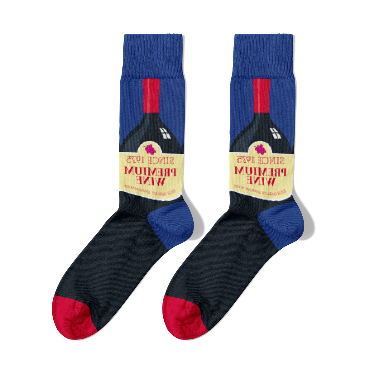 Chaussettes Bouteille de Vin