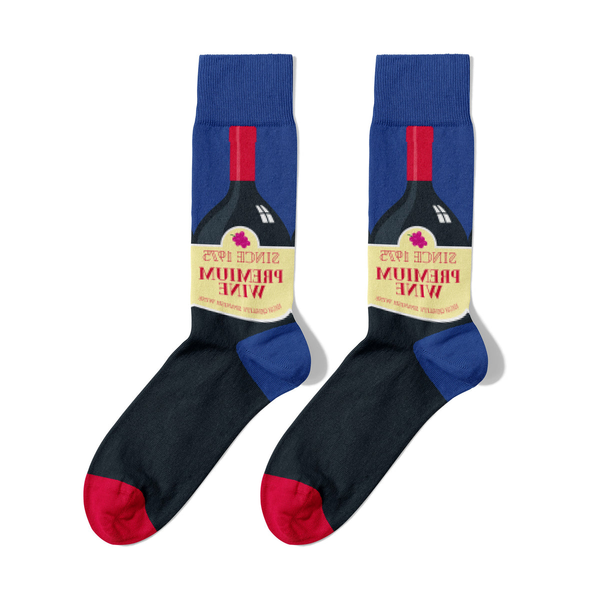 Calcetines de botella de vino