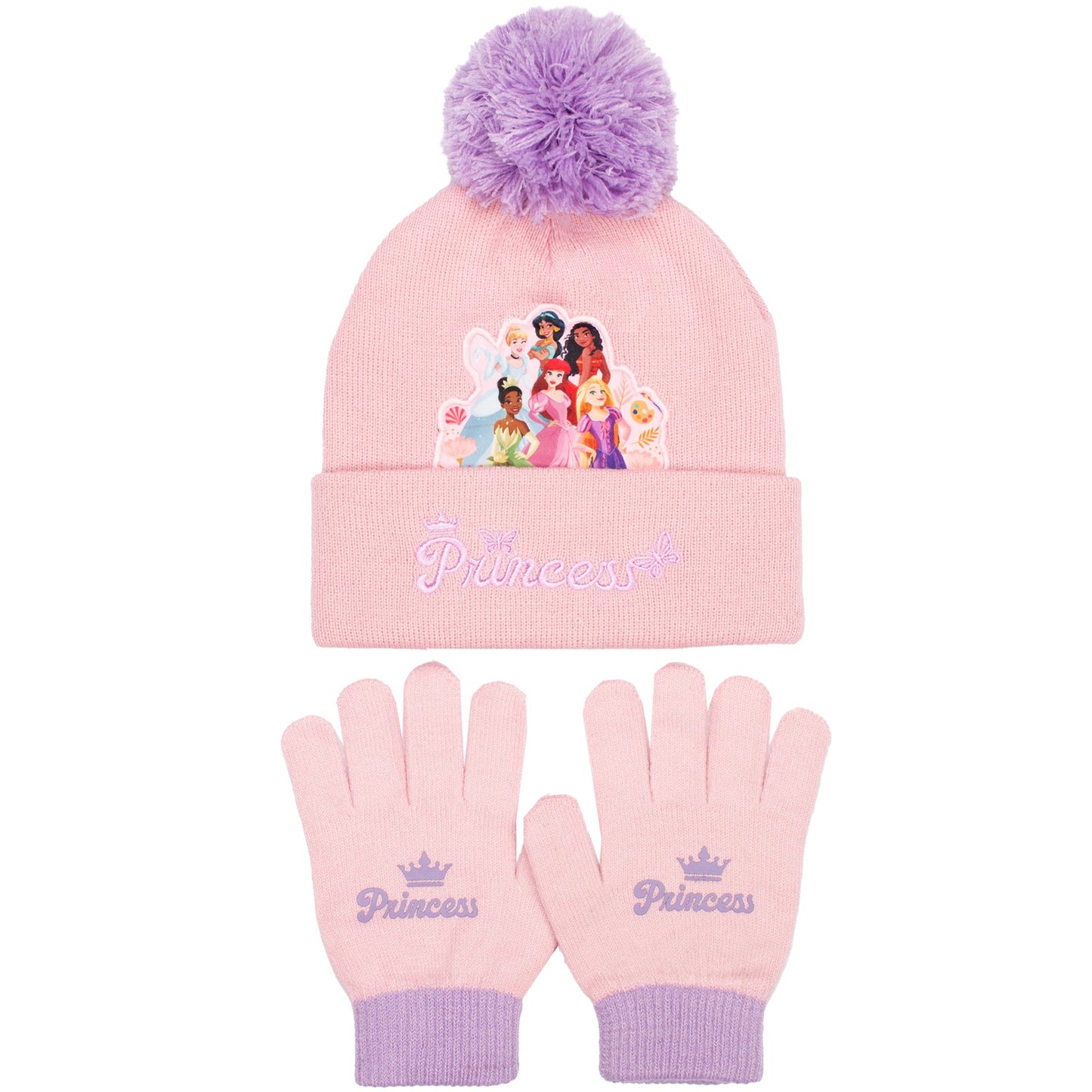 Disney Princesses Winter Hat & Gloves Set fille