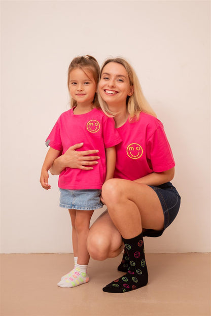 Smiley Pink Tshirt