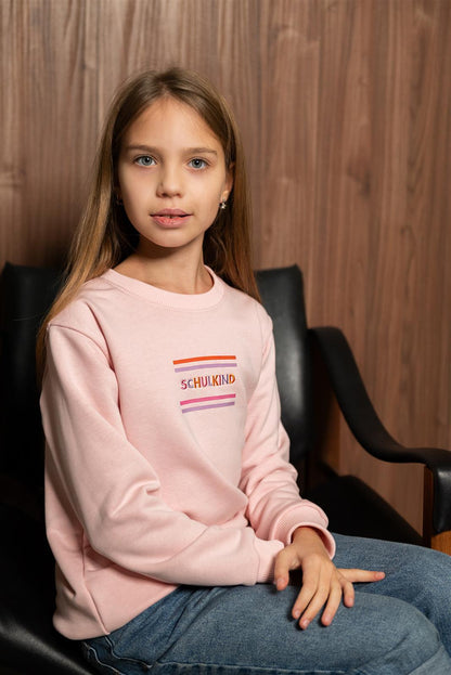 Schulkind Pullower Rosa