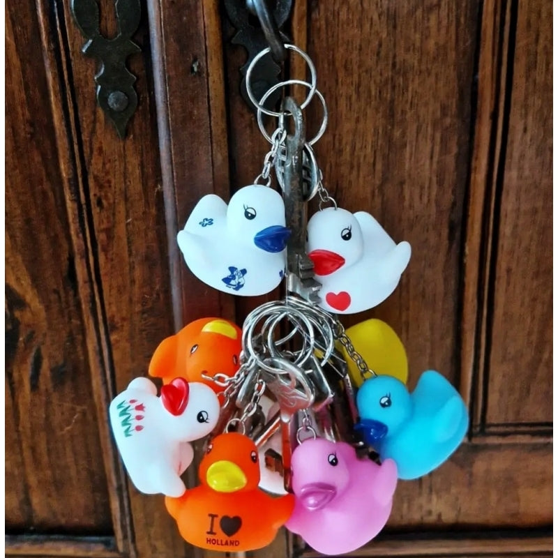 Porta-chaves Pato Eu ❤️ Holanda