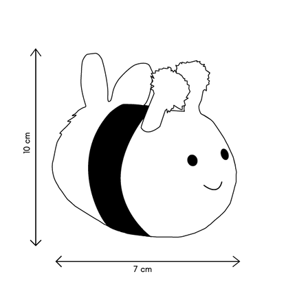 Peluche Amis du jardin - Abeille