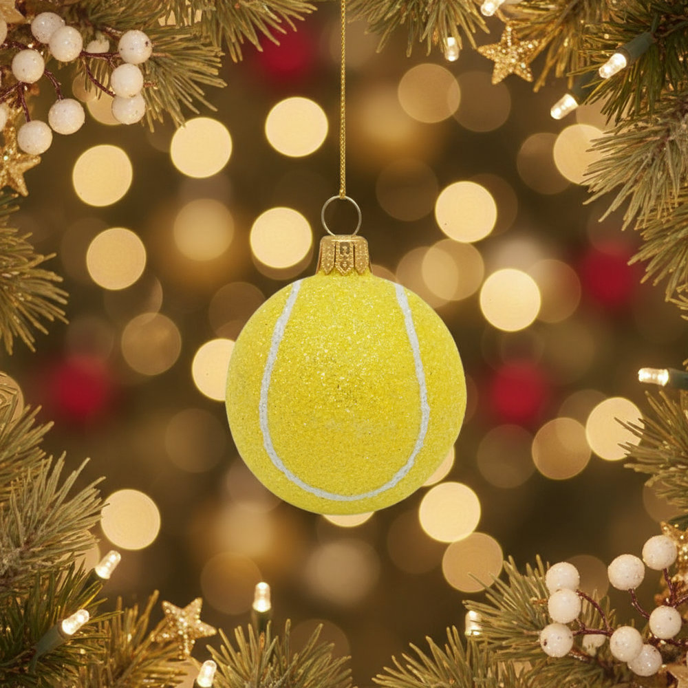 Kerstbal Tennisbal