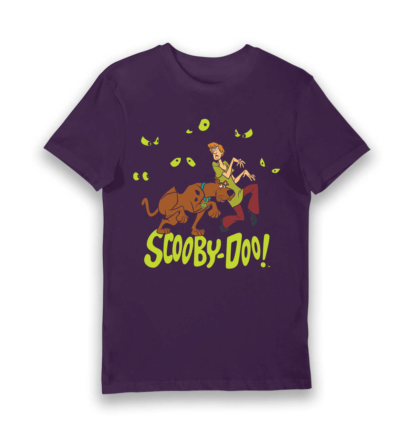 T-shirt adulte Scooby-Doo Scooby et Shaggy effrayés