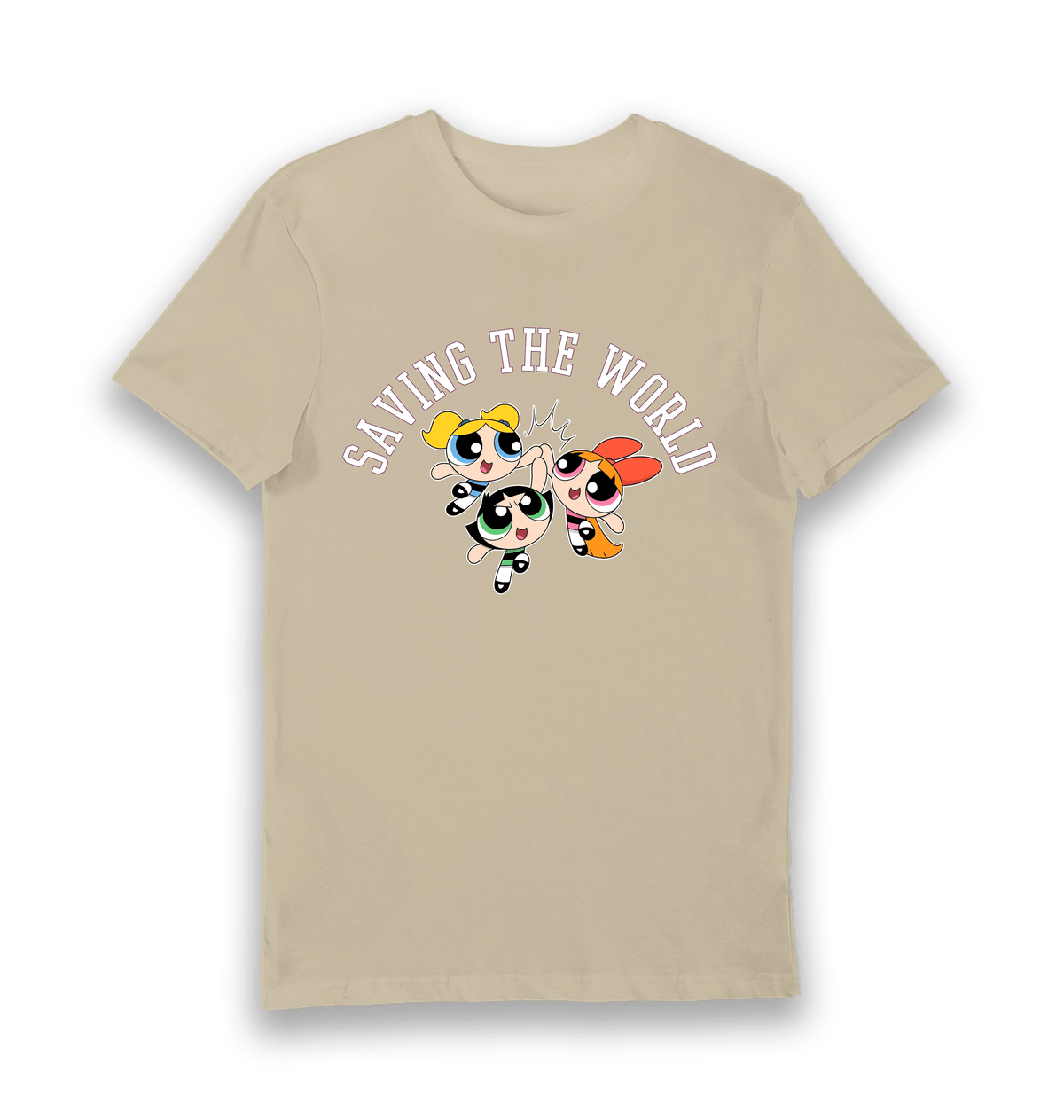 T-shirt adulte Powerpuff Girls Saving the World