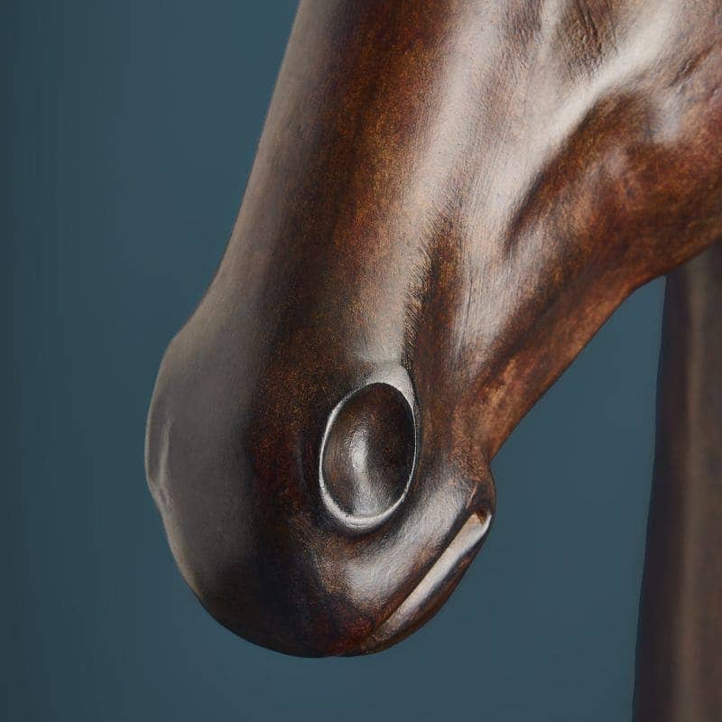 Candeeiro de pé Amadeus, castanho, 47 x 40 x 153 cm