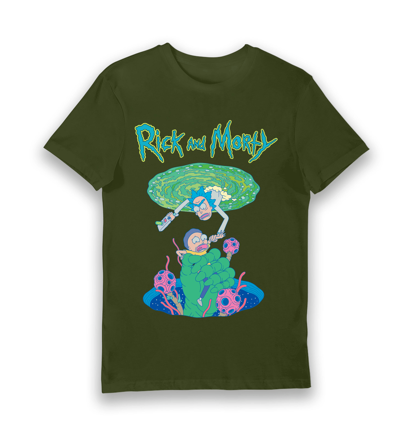 T-shirt Rick and Morty portail