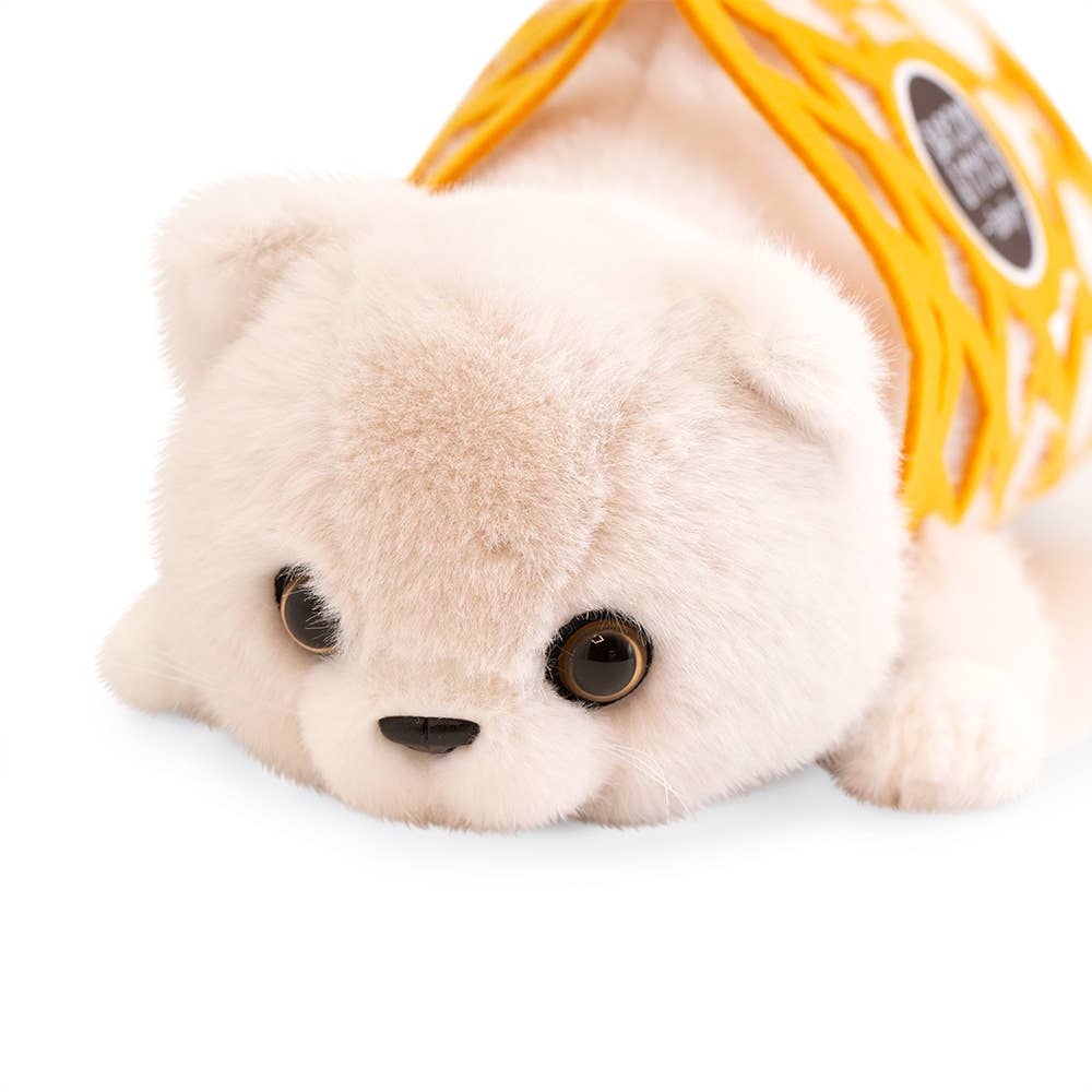 Peluche Milo &amp; Millie, Milo el Gato Blanco (35 cm) - 0+