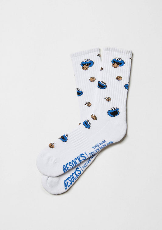 Chaussettes BeSesameStreet Cookie Monster Full Street