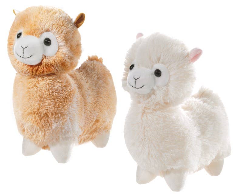 Peluche Lama in piedi (2 colori possibili) - 18 cm