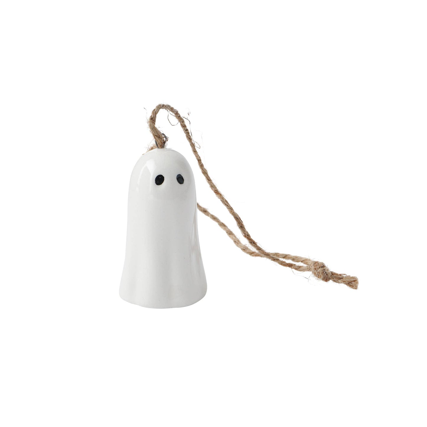 Hanging Ghost Decoration | White Ceramic