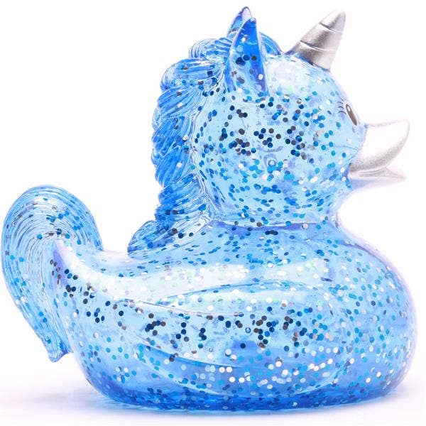 Canard Licorne Bleue à Paillettes
