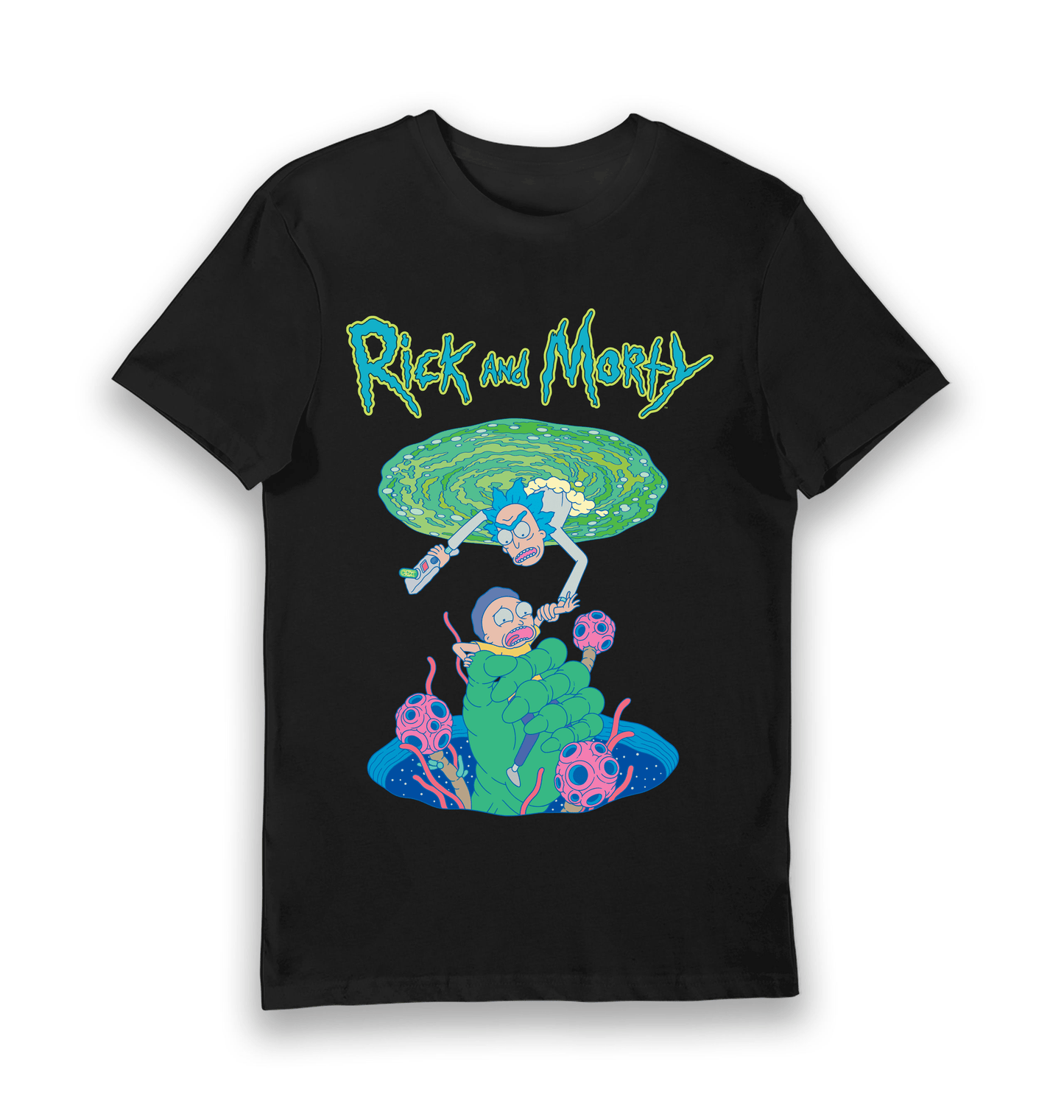 T-shirt Rick and Morty portail