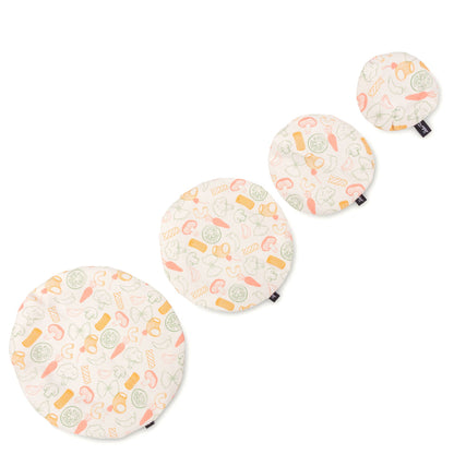 Pack 4 Couvercles de Plats Imprimés Alimentaires Helio Ferretti Vue 3