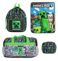 Set 4 pièces enfant Minecraft Creeper avec sac de sport