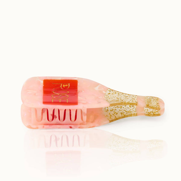 Fermaglio per capelli a forma di bottiglia di rosé
