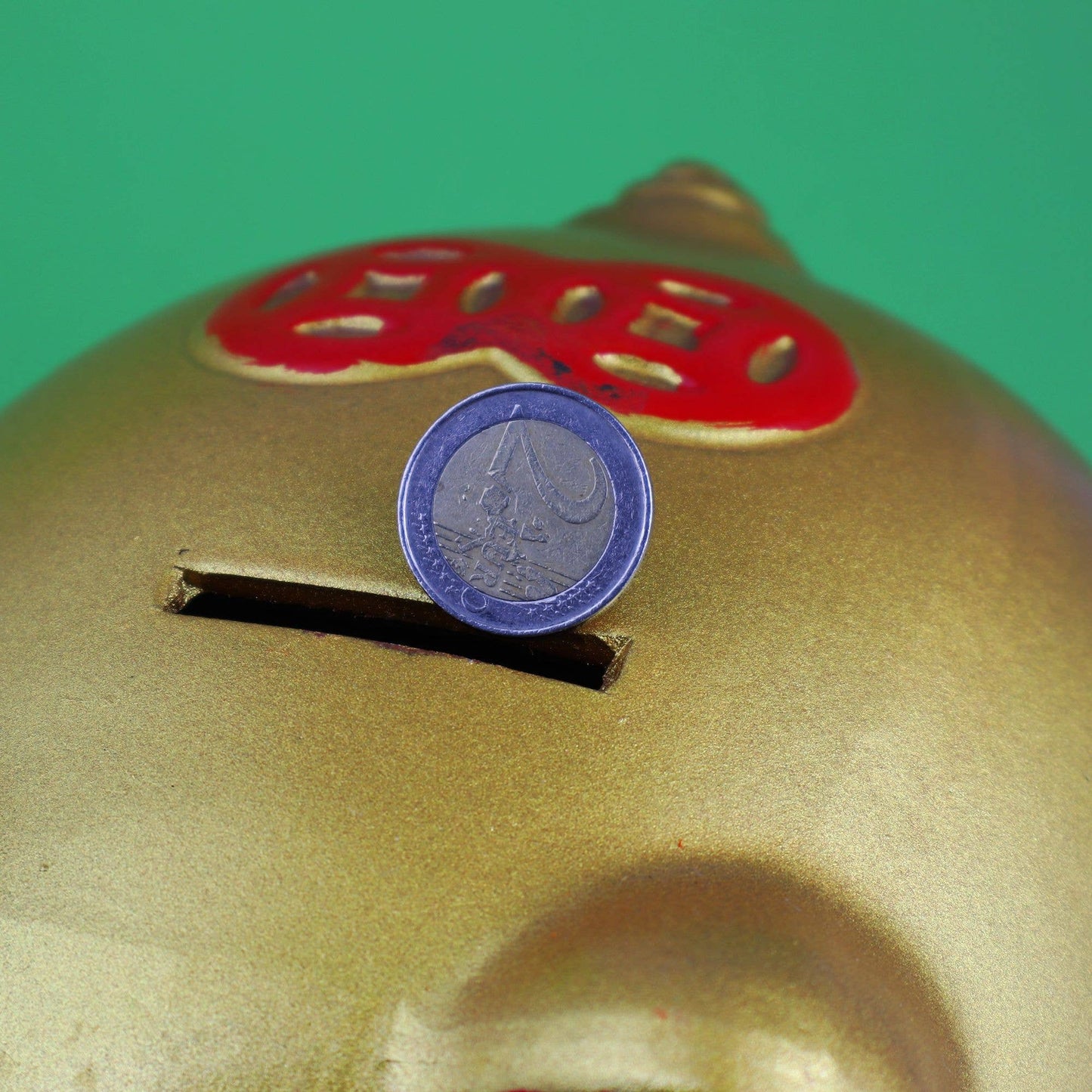 Golden Lucky Piggy Bank