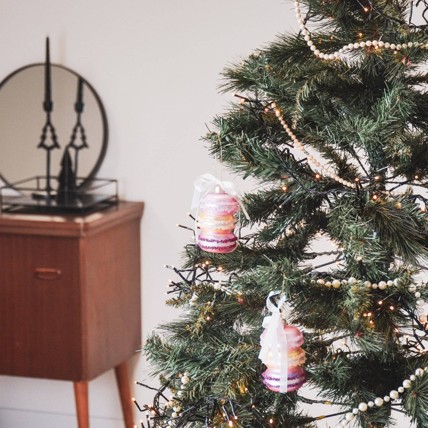 Bola navideña de macarons