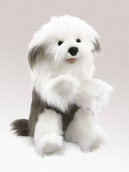 Marionnette à main Bobtail/Chien de berger 2029 Folkmanis réaliste