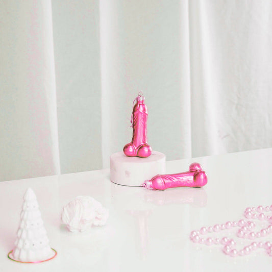 Bola navideña rosa Zizi